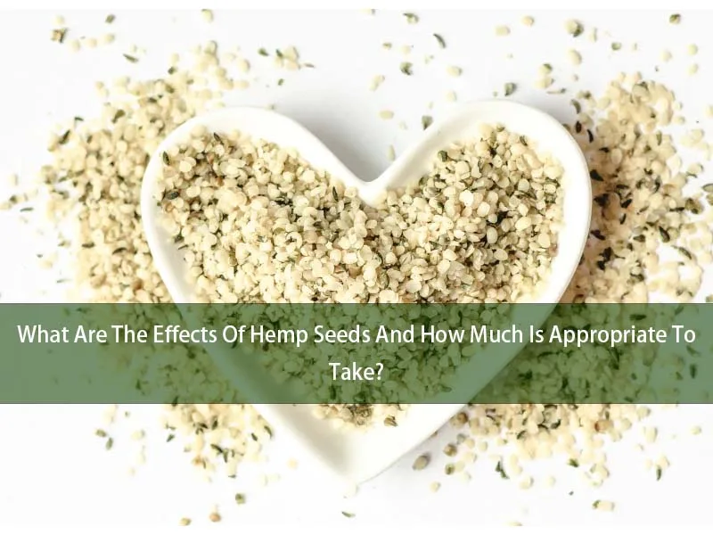 Quels sont les effets des graines de chanvre et quelle est la quantité appropriée à prendre ? 2 What Are The Effects Of Hemp Seeds And How Much Is Appropriate To Take