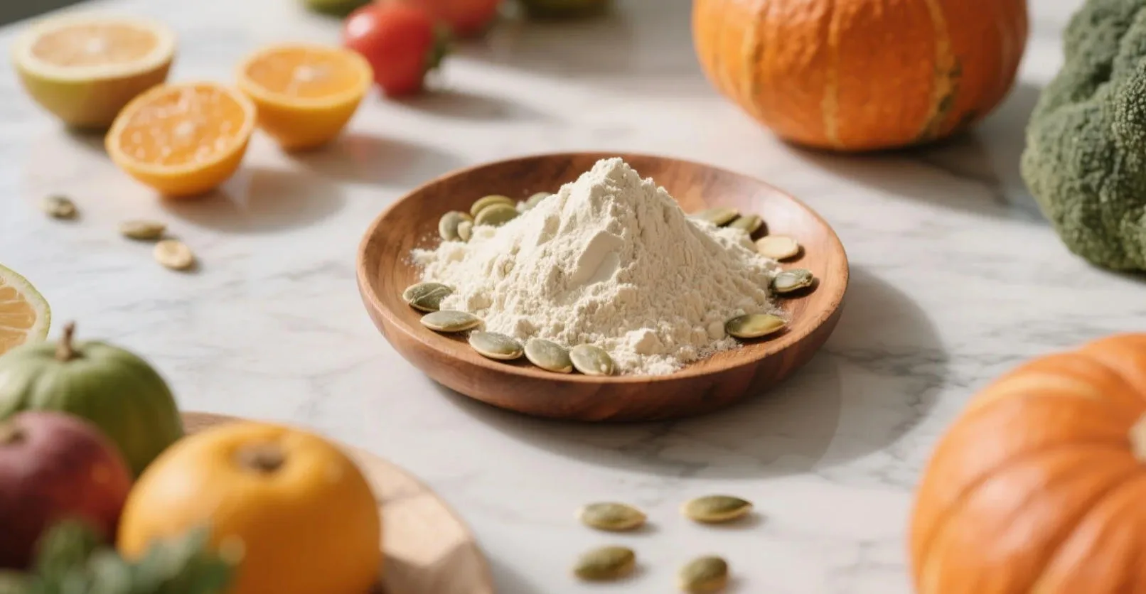 Poudre de protéines de graines de courge biologique : profil nutritionnel complet et bienfaits 11 organic pumpkin seed protein powder