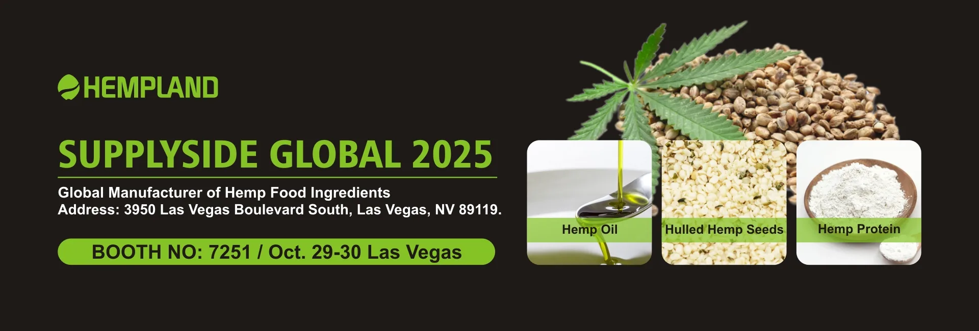 HEMPLAND vous invite à SupplySide Global 2025 à Las Vegas 10 Meet Us in Las Vegas