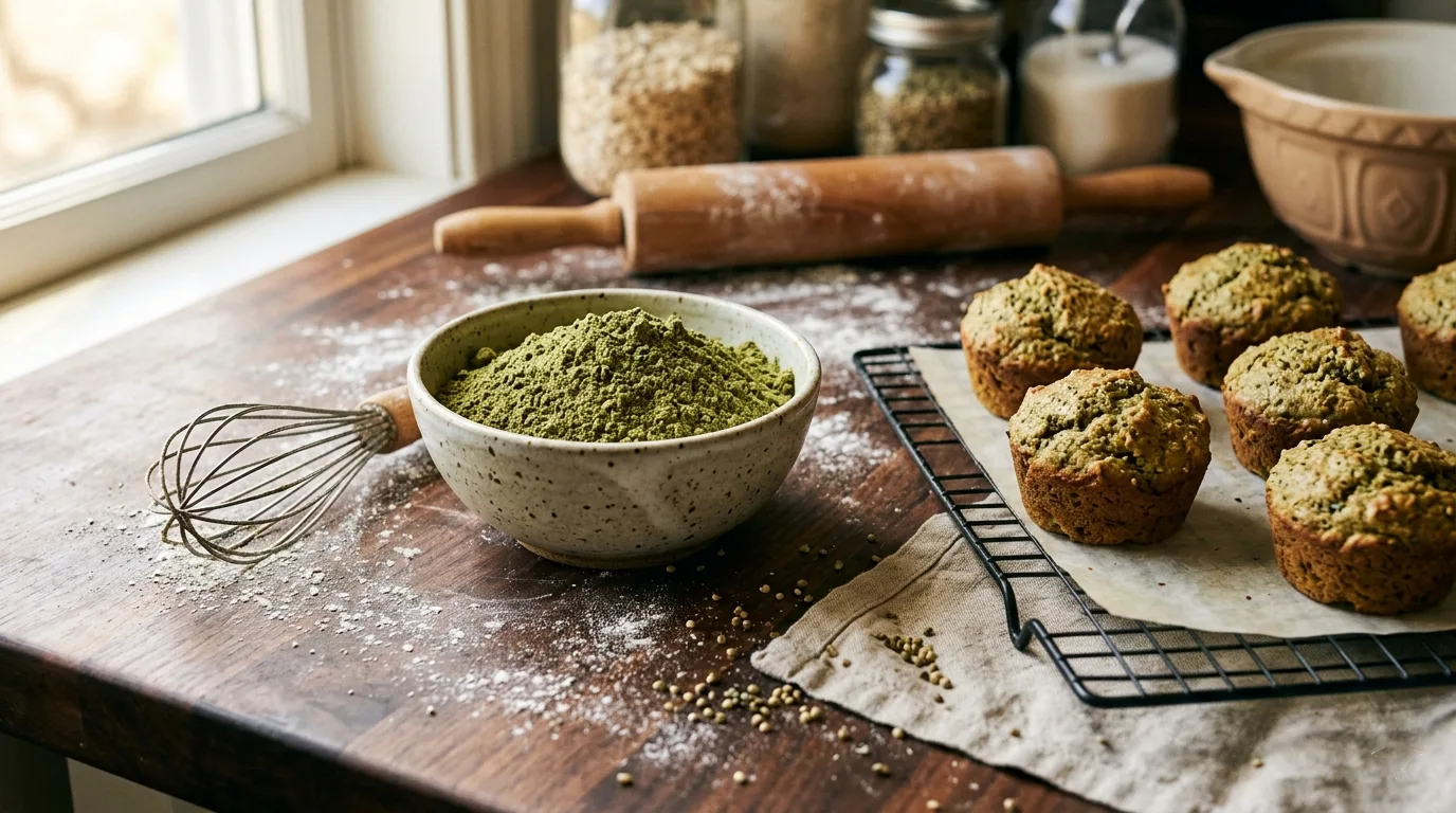 Guide de pâtisserie à la farine de chanvre bio : recettes sans gluten riches en protéines et conseils 3 Organic Hemp Flour Baking Guide Gluten-Free, High-Protein Recipes and Tips