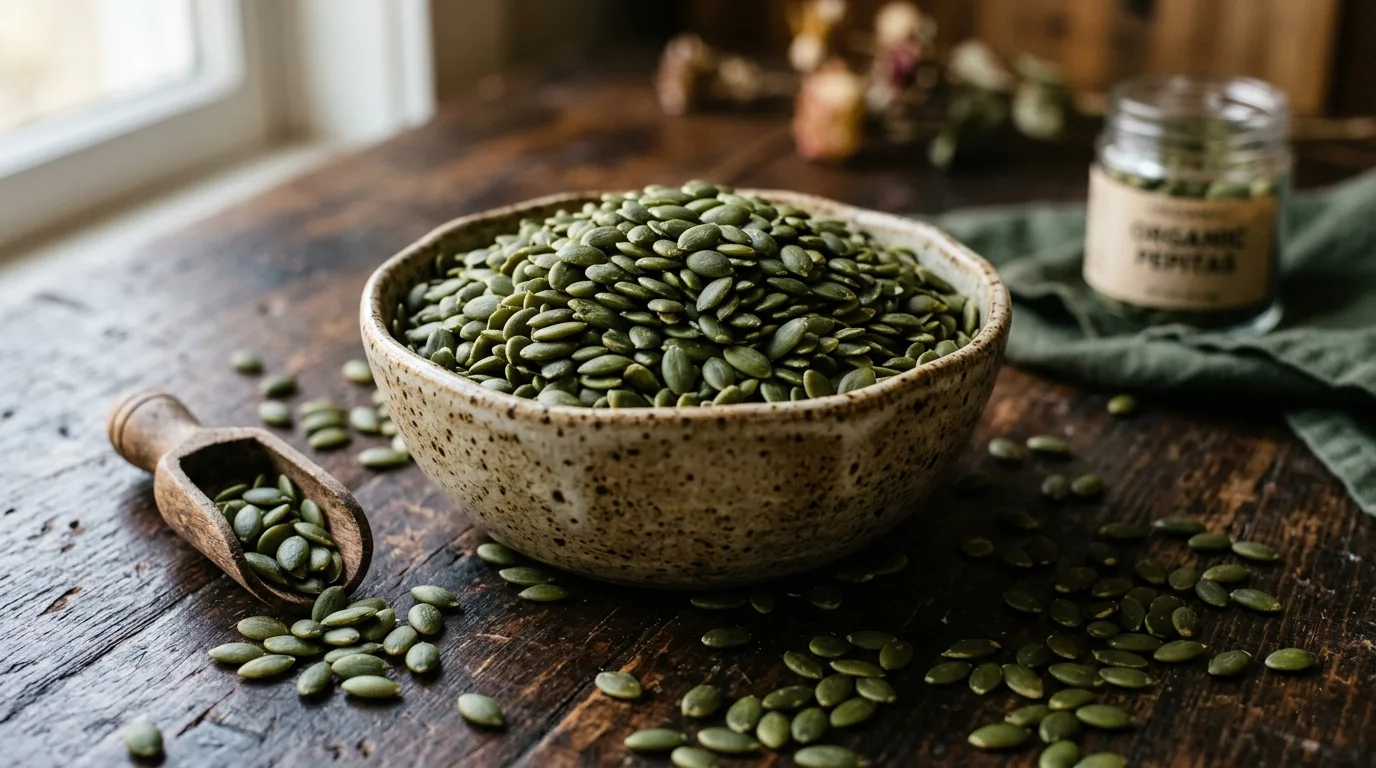 Graines de courge bio : le concentré de nutriments que votre alimentation mérite 6 Organic Pumpkin Seed Kernels Nutrition, Benefits & Daily Uses