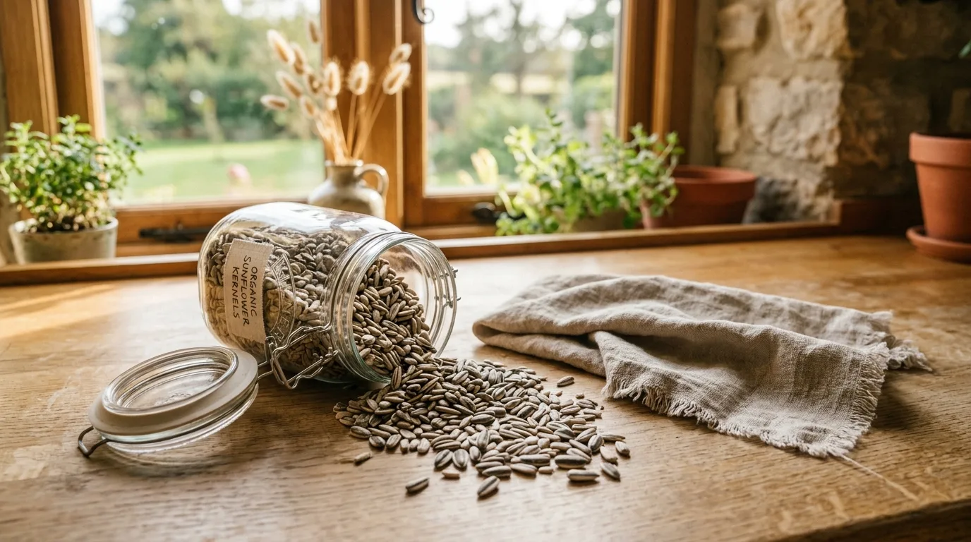 Cœurs de graines de tournesol bio : le guide complet de la vitamine E naturelle 4 Organic Sunflower Seed Kernels The Complete Guide to Nature's Vitamin E Powerhouse