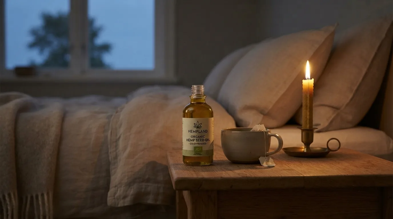 Huile de graines de chanvre pour le sommeil : soutien naturel à la relaxation & guide de routine du soir 3 Hemp Seed Oil for Sleep Natural Relaxation Support & Bedtime Routine Guide